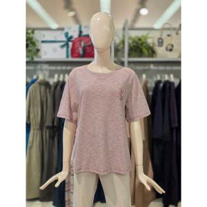 갤러리아_크로커다일레이디 스트라이프 자수 티셔츠 CLEMTS909