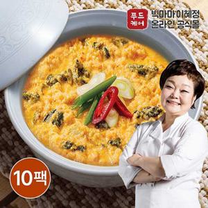 이혜정의 든든한끼 콩비지탕 500g x 10개