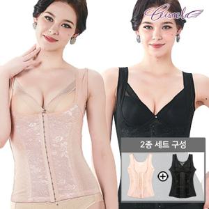 [시스넬라] 1+1 슬림라인니퍼 2종 보정속옷 올인원속옷 바디쉐이퍼 똥배 뱃살보정