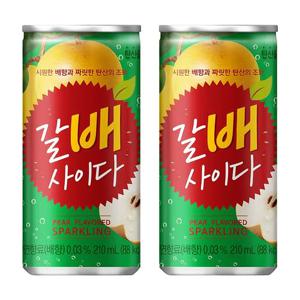 해태 갈배사이다 210ml x 60캔 과즙탄산
