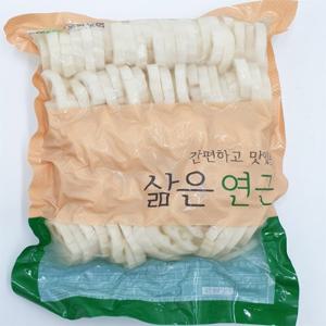 수입 자숙 연근채 1kg 2팩(데친연근)