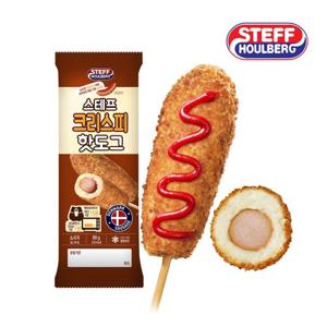 [스테프 핫도그] 스테프 크리스피 핫도그 80g x 24팩 핫도그 간식