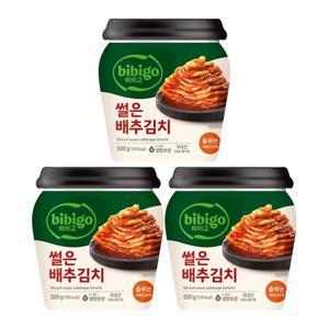 [CJ]비비고 썰은배추김치 500g(용기) x3개