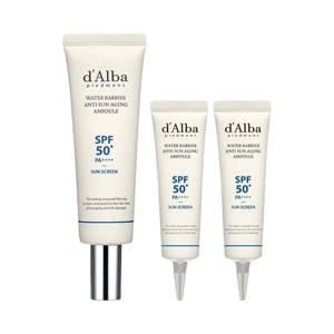 달바 선앰플 워터 베리어 안티에이징 50ml + 7ml x2 /선크림/썬앰플