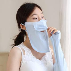 [루즈루나] 라우란 골프 쿨토시 쿨마스크 스포츠 여름 얼굴햇빛가리개 손등 자외선차단
