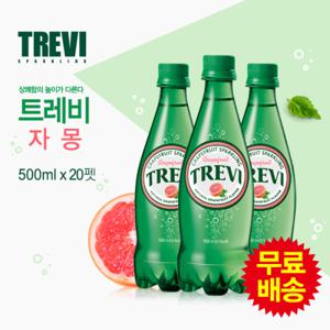 [롯데] 트레비 자몽 500ml x 20펫