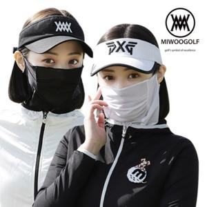 미우골프 여성 냉감 쿨 메쉬 귀걸이 마스크 MWACC002