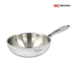 한일스텐레스 베일리 IH인덕션 통5중 스텐304 궁중팬 24cm