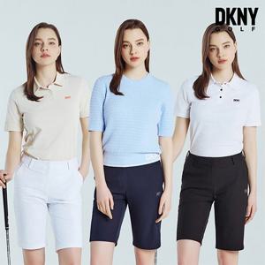★텐텐★[DKNY GOLF] 우븐하프팬츠 여성 3종세트