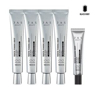쟈스 화이트 토닝 샷 코어 기미크림 40ml x4 + 15ml /미백/주름