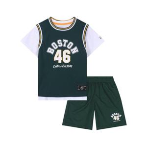 [NBA KIDS]NBA BOS 코트 리더 티셔츠 세트(3pcs) 다크그린 K252ST010P