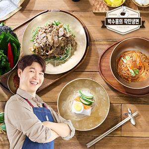 박수홍 착한 메밀냉면세트(메밀냉면 16팩+비빔장8팩+동치미육수8팩+석쇠불고기 4팩)