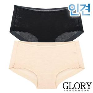 [글로리]90~100/자카드 인견 누디사각팬티1종(GLP1363)
