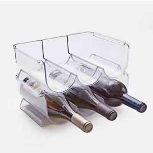[리본제이]리메이크 수납 정리 텀블러 정리함 3구 2P세트 / 팬트리 와인 거치대 와인랙 적층 보관함