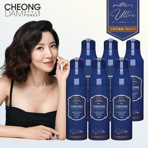 (최신상/식약처 기능성 보고완료) 청담스타일 포레스트 블렉체인지 울트라 염색샴푸 6개 세트