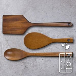 [Coobinox] 쿠비녹스 나무내음 뒤집게(특대) 볶음스푼 주걱 3종 세트 CO-91-31