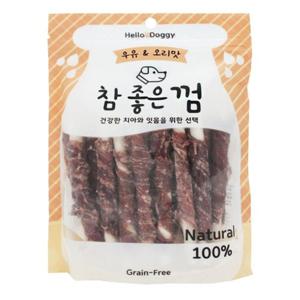 강아지 참좋은 우유 오리스틱 24개입 1P 개껌 간식 (WD58D5C)