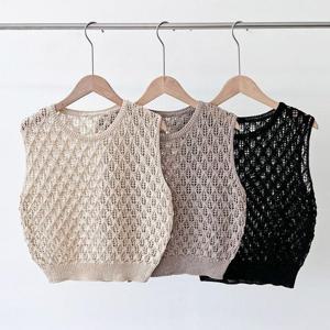 [XBH03150]2L CBB 1055 여자썸머스카시그물니트조끼