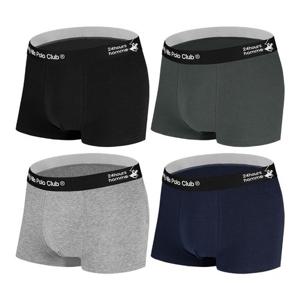[비버리힐즈폴로클럽]비버리폴로 프리미엄 스트레치 코튼스판 드로즈 4PACK
