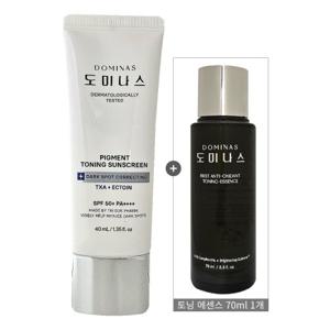 [25년 최신]도미나스 선크림 40ml 1개+ 토닝에센스 70ml 1개