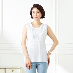 [마담엘레강스][마담엘레강스] 써니 민소매 탑 K201BL08
