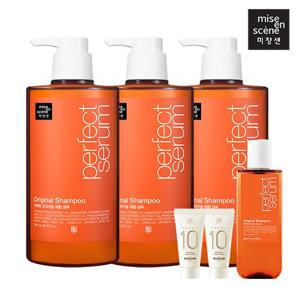 미쟝센 퍼펙트 오리지널 세럼 샴푸 900ml 3입