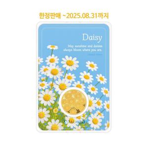 [아시아골드] 데이지 24k 순금 잠상 골드바 골드코인 3.75g