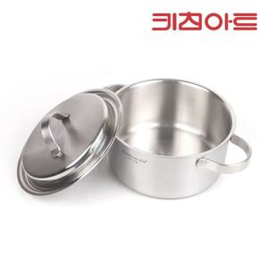 키친아트 프리미엄 통삼중 스텐냄비 양수20cm
