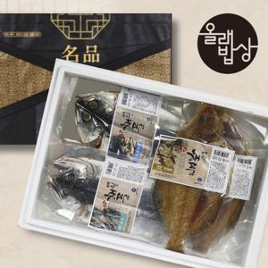 제주올래 반건조 혼합 선물세트(고등어2미+삼치2미+가자미2미)미당 300g/총 1.8kg
