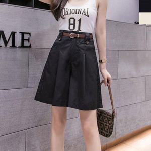 여자치마반바지 1P 5부 반바지 데일리 벨트 숏팬츠 (WA6CE1B)