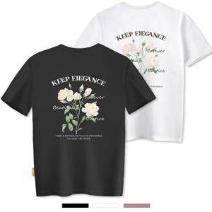 엘라모 킵엘레강스 반팔 티셔츠 남녀공용 빅사이즈 S~4XL