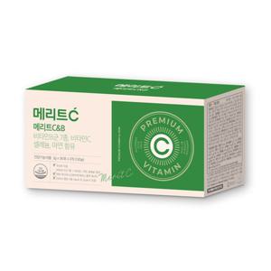 [휴온스] 메리트C&B 비타민B 콤플렉스 B1 B2 B6 B12 60포 × 1박스, 2개월분