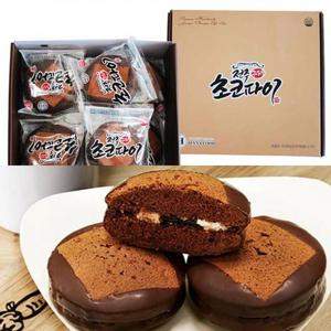 [전주명물] 수제 초코파이 70g x15입 (종이박스 선물세트)