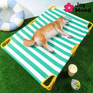 [조이무드] S-XL 캠핑 스트라이프 펫 해먹 침대