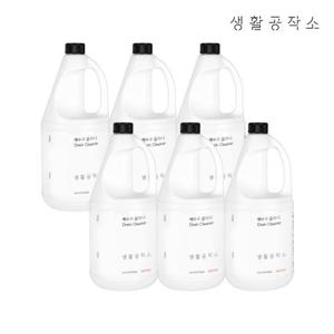 [생활공작소] 붓기만하면 뻥 뚫리는 배수구클리너 1.85L x 6입
