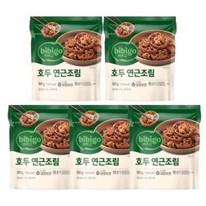 [CJ]비비고 호두연근조림 90g x5개