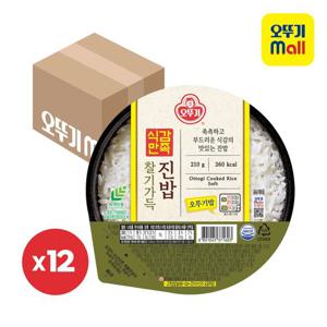 [오뚜기] 오뚜기밥 식감만족 찰기가득진밥 210g 12개
