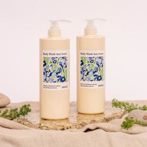 아리아즈 퍼퓸 바디워시 베이비파우더향 1000ml x 2개