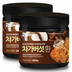조은약초 프리미엄 차가버섯 환 250g x 2통구성 ( 총 500g )