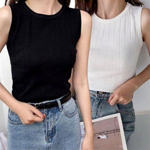 [셀러허브_여성트랜드패션]ONM 내추럴한 핏 이너 단품 슬리브리스 민소매 나시티