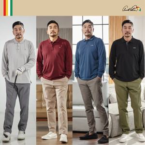 [아놀드파마] 남성 긴팔 PK티셔츠 4종세트