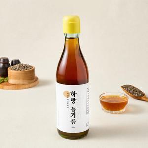 [신선하랑] 100% 통참깨 침전물 없는 전통방식 하랑 들기름 350ml x 2병