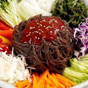 [지투지샵] 옥천 비빔막국수 10인세트 면2kgx1+비빔장 500gx2