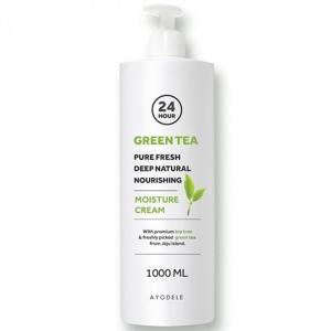 [아요델] 가볍고 촉촉한 그린티 모이스춰 크림 1000ml