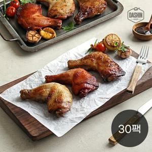 [다신샵] 설탕&소금줄인 촉촉한 오븐구이 통닭다리 구이 3종 30팩 / 자메이카 치킨