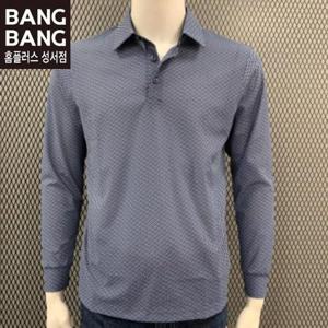 뱅뱅 HC04 봄남성 프린트 쿨 카라 기능 긴팔 티 여름 쿨링  스판 기능 소재