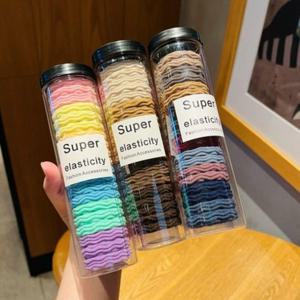 패션소품 대용량 머리끈 무매듭 머리 고무줄 세트