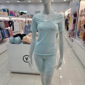 [비비안]모달 꽃무늬 여성 반팔내의 세트LG7452S