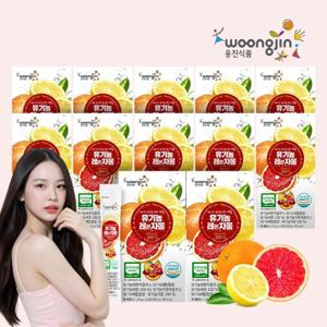 [웅진식품] 유기농 레몬자몽 레자몽 12박스(박스당 20g x 14포) / 24주분