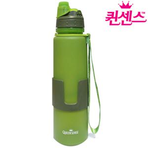 퀸센스 플렉시블 실리콘 물병 0.65L_보온병 텀블러 보온물병